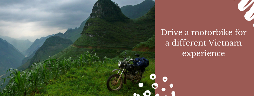 Drive a motorbike to discover Vietnam in a different way
