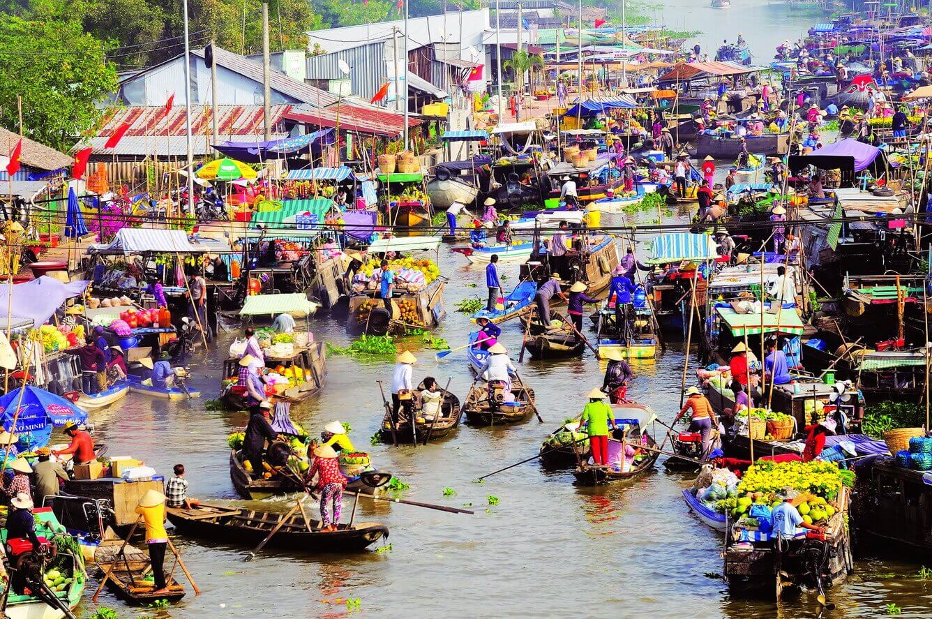 mekong delta - best places to visit Vietnam in February