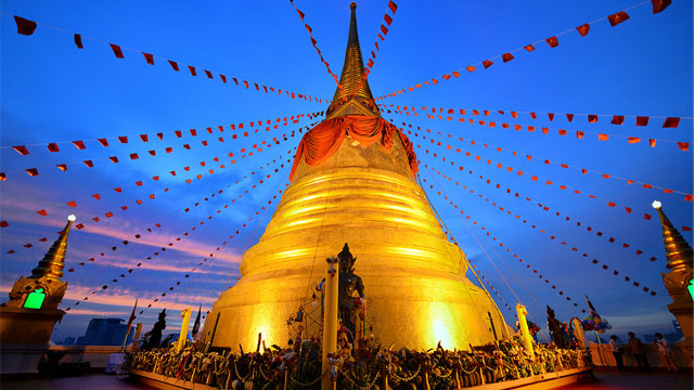 Ngôi chùa vàng Wat saket