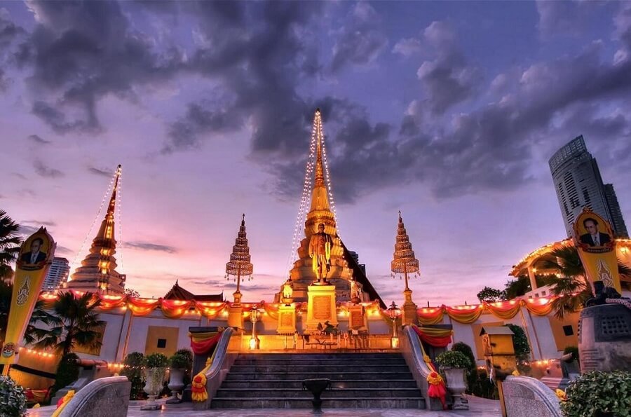 chùa thuyền Thái Lan 